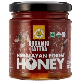 Organic Tattva Himalayan Forest Honey   Glass Jar  250 grams